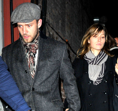 Justin Timberlake and Jessica Biel