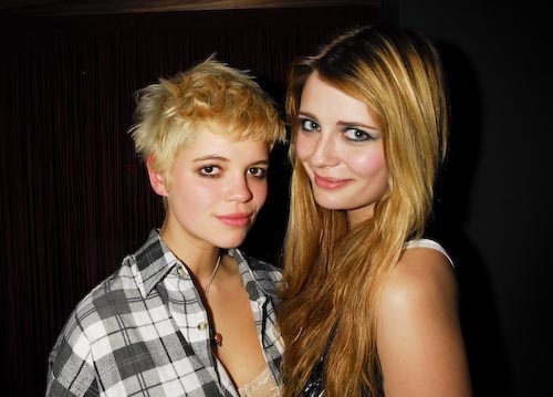 Pixie Geldof and Mischa Barton at Bureau Club London