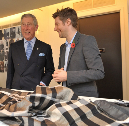 Prince Charles and Christopher Bailey