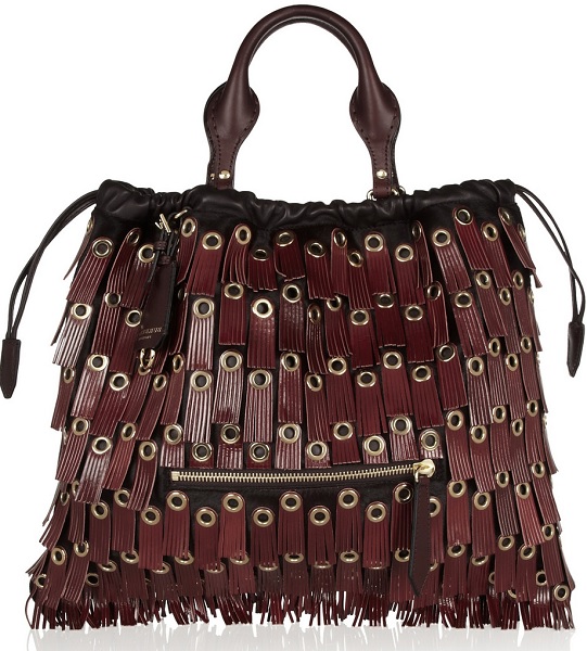 burberry tassel tote