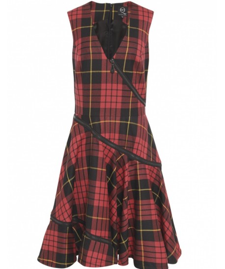 Mc Q by Alexander McQueen - Tartan Zip Dress