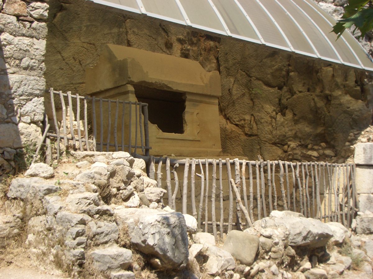 ruins in olympos beach